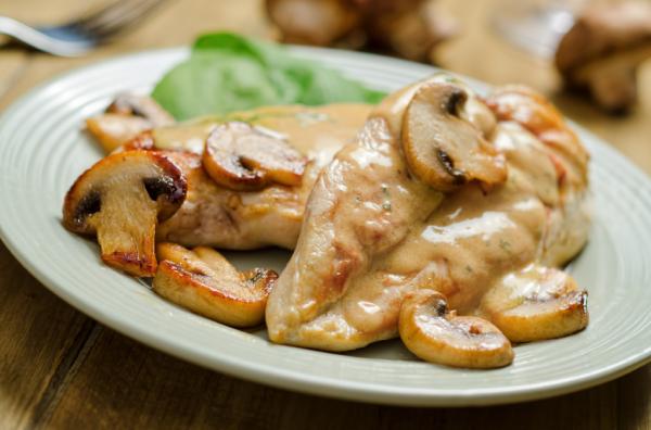 chicken with mushrooms