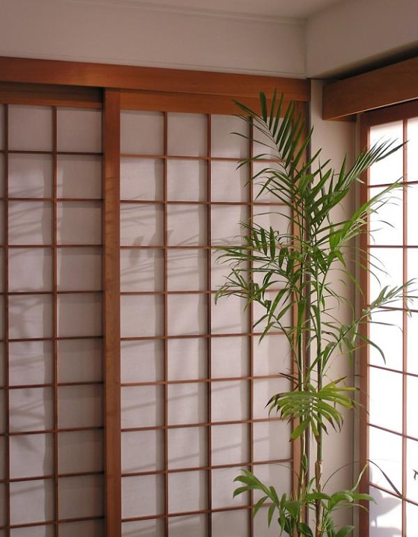 Japanese paper door