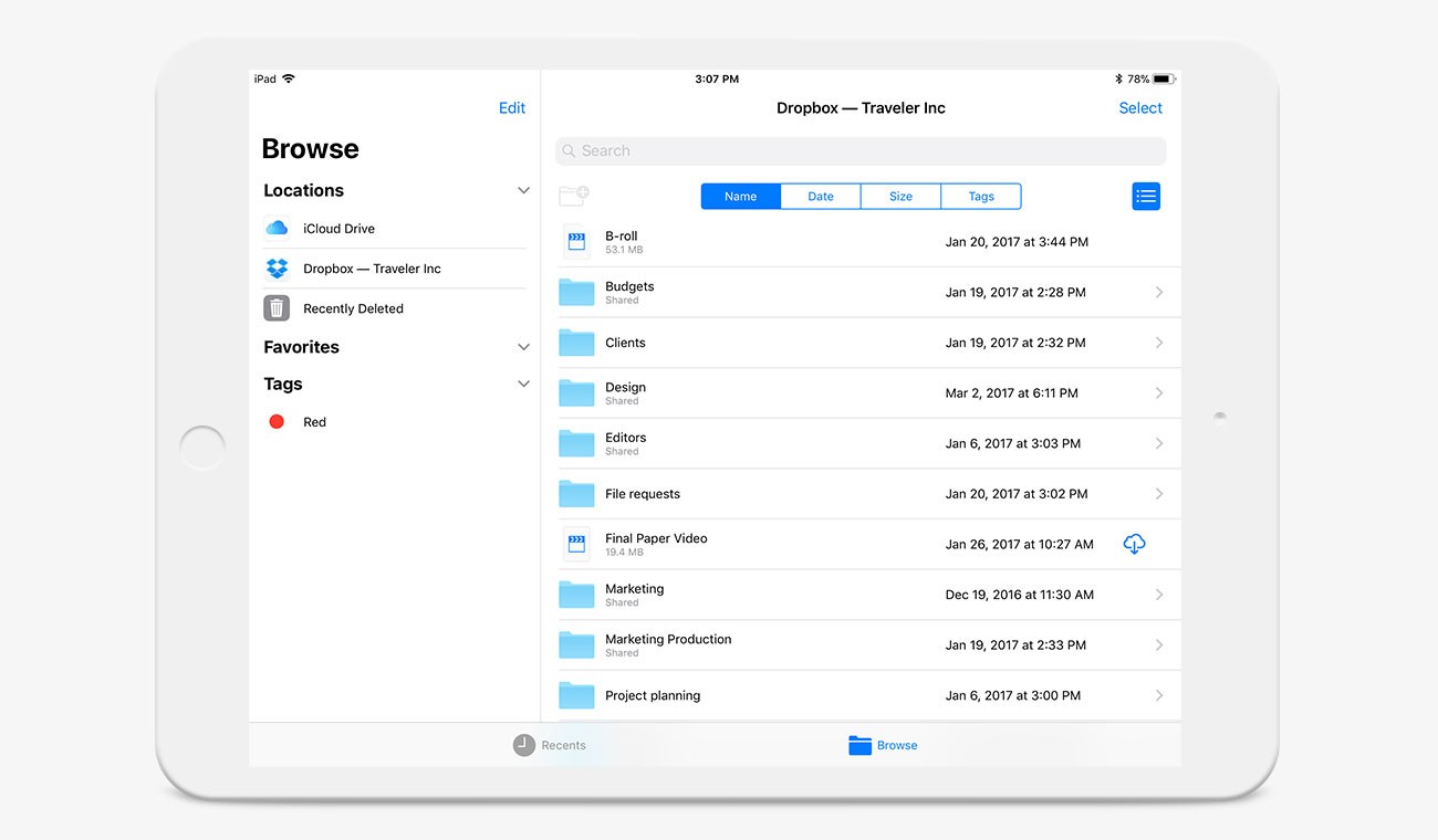 Store Files in a Personal Cloud with the Dropbox App