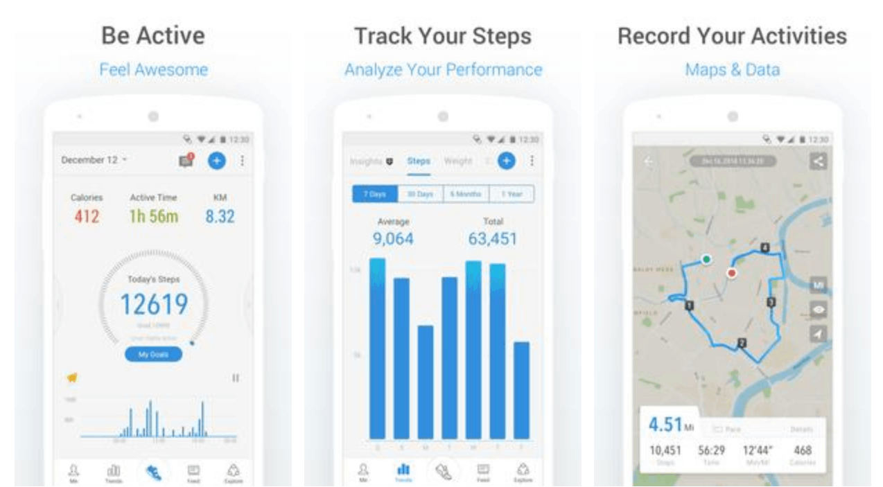 Pacer Pedometer App - Track Steps and Calories