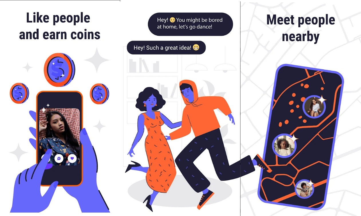2Steps App - Meet People Nearby